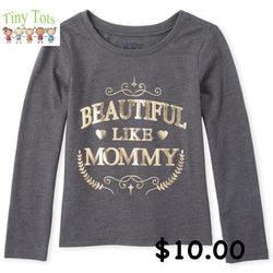 Toddler Girl Graphic Tee (Long Sleeve)